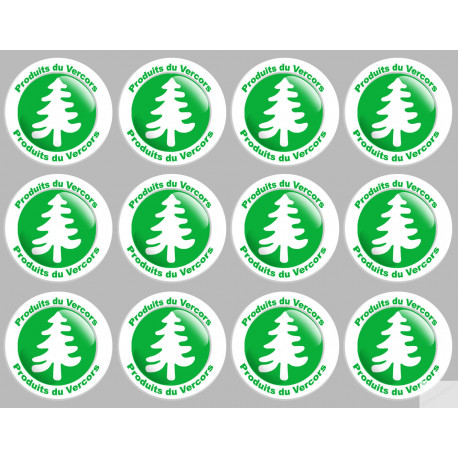 Produits du Vercors (12fois 5cm) - Sticker/autocollant