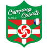 Campingcariste Basque (10x7.5cm) - Sticker/autocollant