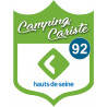 Campingcariste Hauts de Seine 92 - 20x15cm - Sticker/autocollant