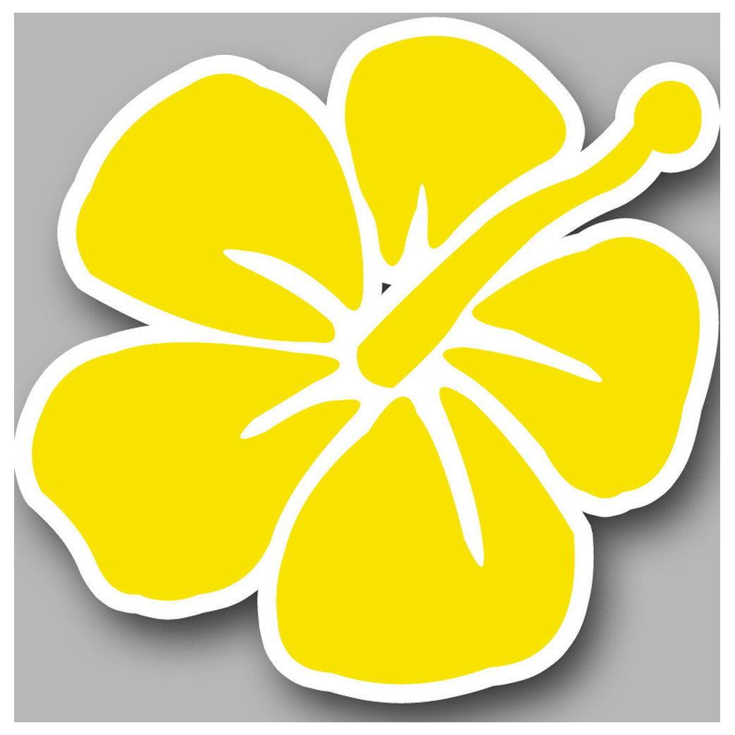 Repère fleur 3 - 15cm - Sticker/autocollant