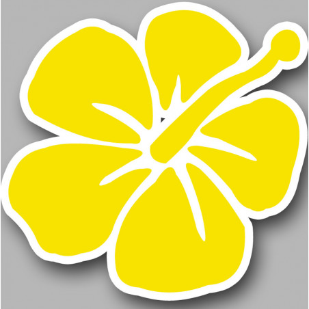 Repère fleur 3 - 15cm - Sticker/autocollant