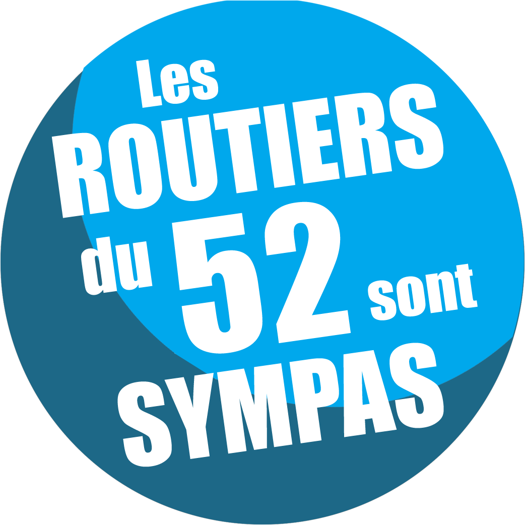 les routiers 52 de la Haute-Marne sont sympas (20x20cm) Sticker/autocollant