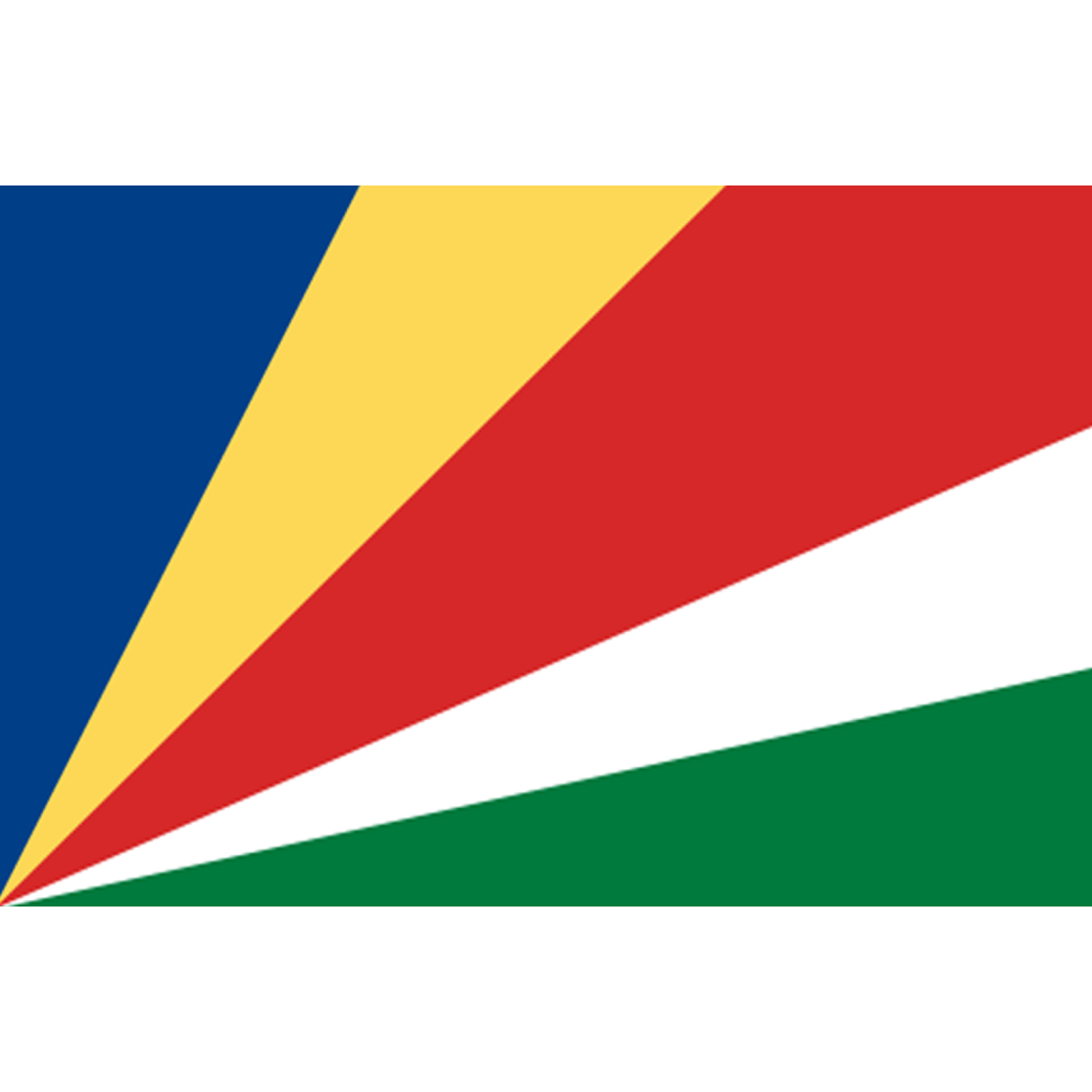 Drapeau Seychelles (5 x 3.3 cm) - Sticker/autocollant