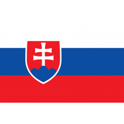 Drapeau Slovaquie (19.5 x 13 cm) - Sticker/autocollant