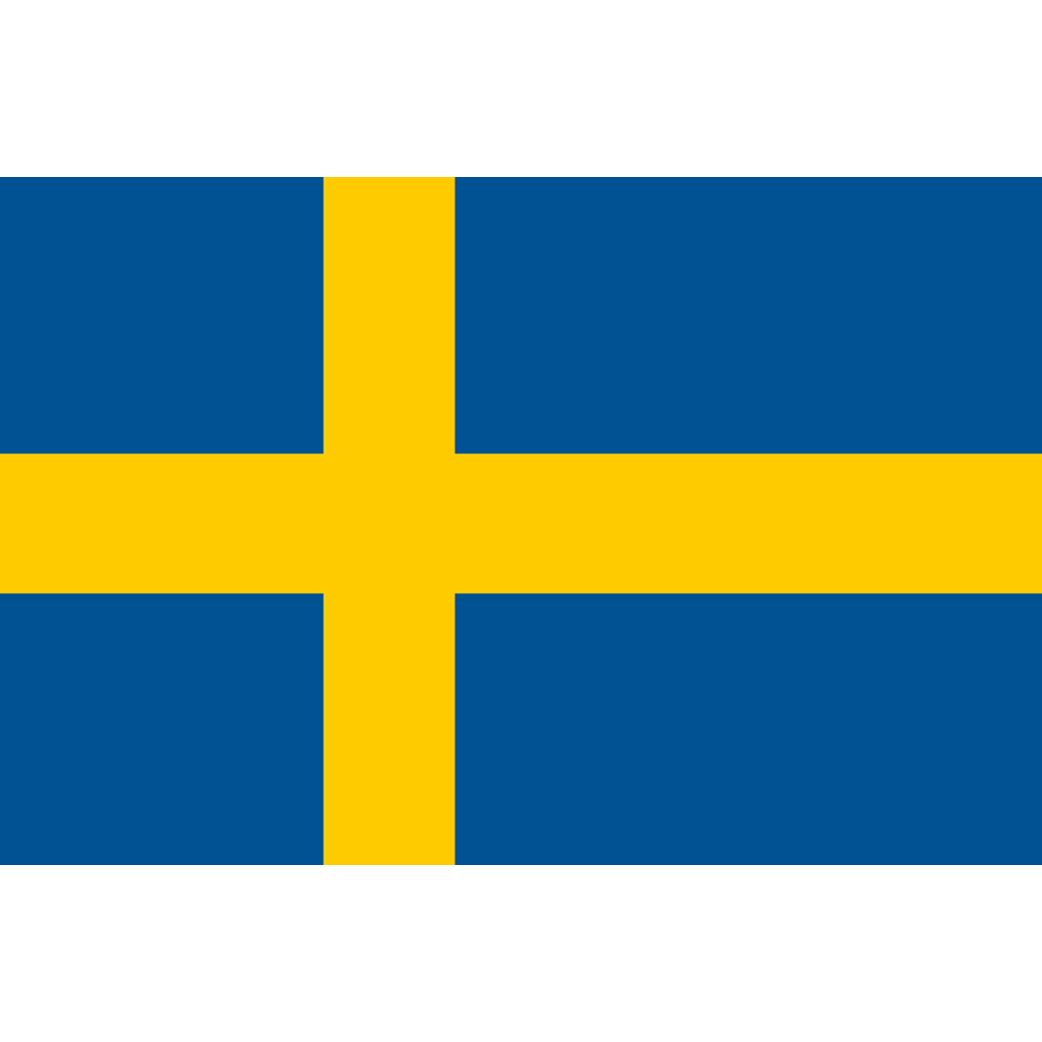 Drapeau Suède (15 x 10 cm) - Sticker/autocollant