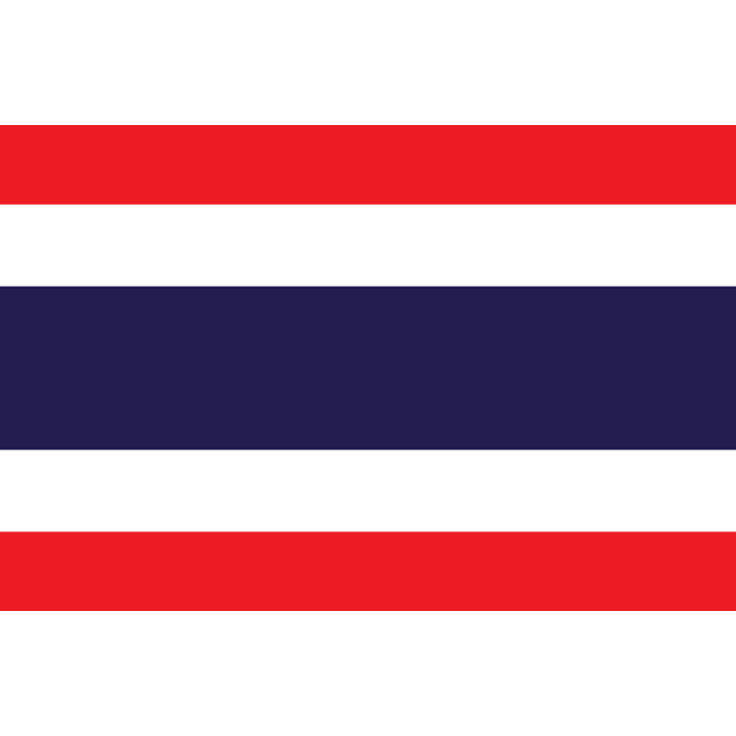 Drapeau Thaïlande (15 x 10 cm) - Sticker/autocollant