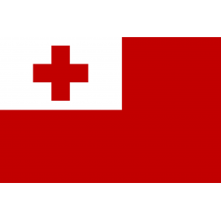 Drapeau Tonga (19.5 x 13 cm) - Sticker/autocollant