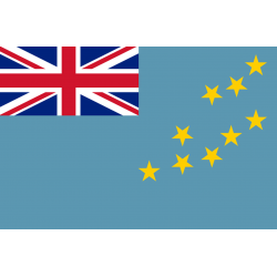 Drapeau Tuvalu (19.5 x 13 cm) - Sticker/autocollant