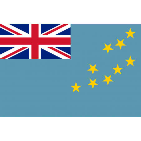 Drapeau Tuvalu (19.5 x 13 cm) - Sticker/autocollant