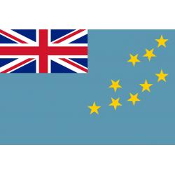 Drapeau Tuvalu (15 x 10 cm) - Sticker/autocollant