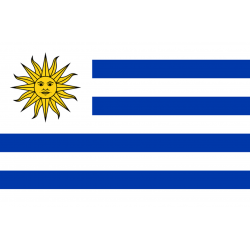 Drapeau Uruguay (19.5 x 13 cm) - Sticker/autocollant