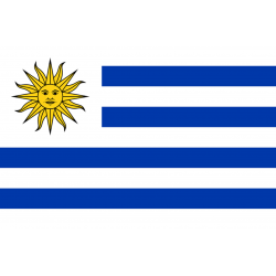 Drapeau Uruguay (15 x 10 cm) - Sticker/autocollant