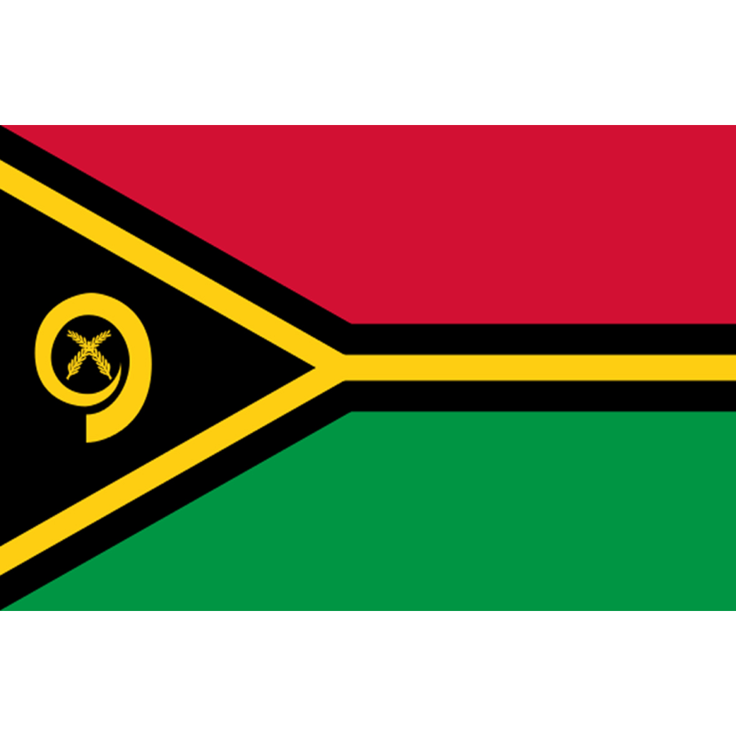 Drapeau Vanuatu (15 x 10 cm) - Sticker/autocollant