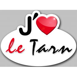j'aime le Tarn (15x11cm) - Sticker/autocollant