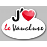 j'aime le Vaucluse (5x3.7cm) - Sticker/autocollant