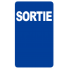 Sortie (15x9cm) - Sticker/autocollant