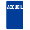 Accueil (15x9cm) - Sticker/autocollant