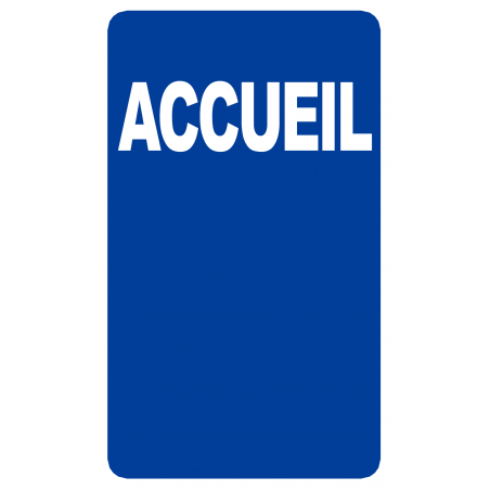 Accueil (10x6cm) - Sticker/autocollant