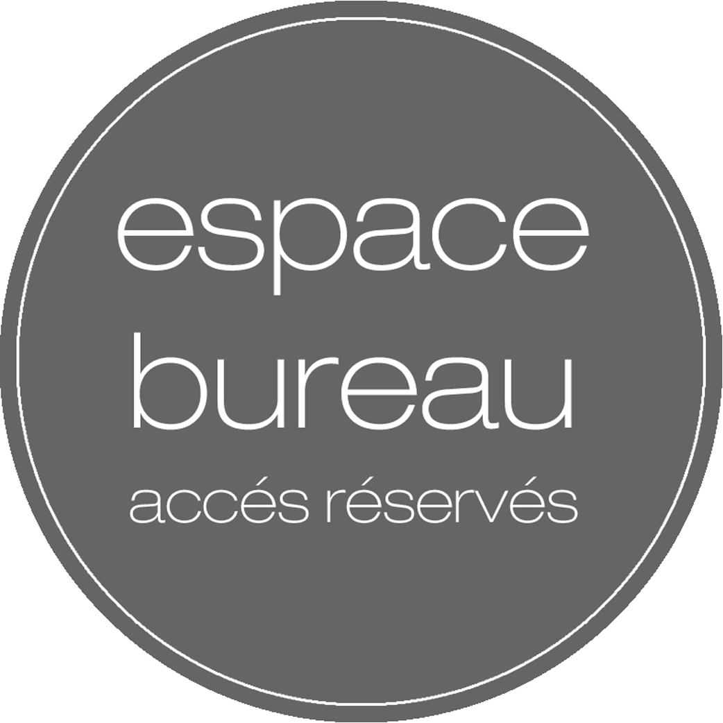 bureau rond (10x10cm) - Sticker/autocollant