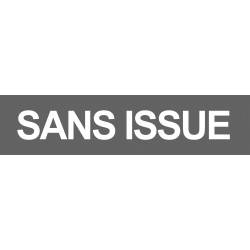 Sans issue gris (29x7cm) - Sticker/autocollant