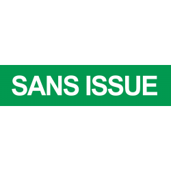 Sans issue vert (29x7cm) - Sticker/autocollant