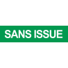 Sans issue vert (29x7cm) - Sticker/autocollant