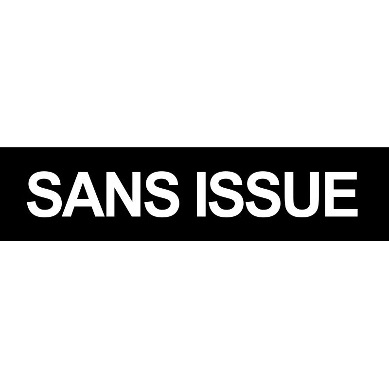 Sans issue noir (15x3.5cm) - Sticker/autocollant