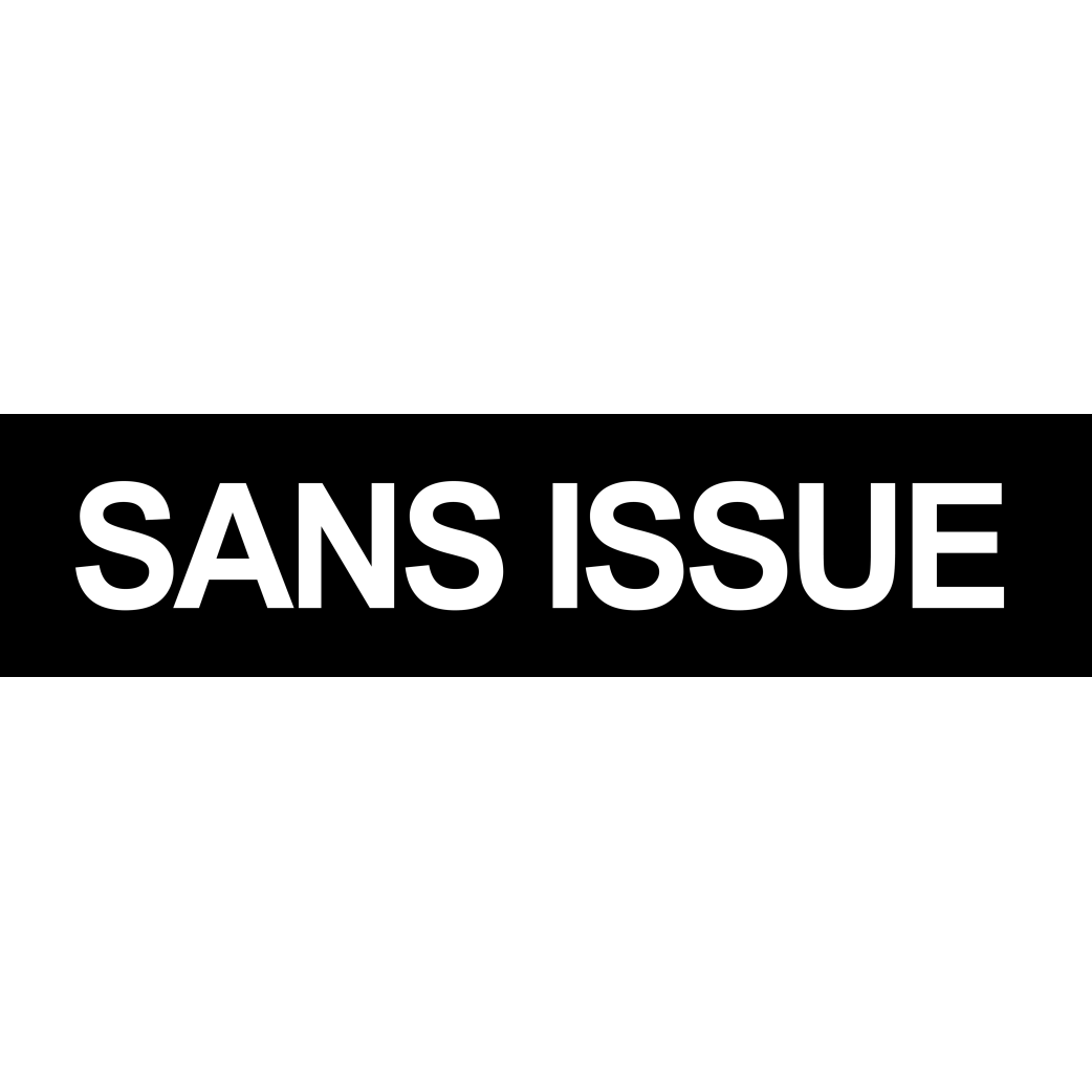 Sans issue noir (29x7cm) - Sticker/autocollant