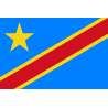Drapeau République démocratique du Congo (19.5x13cm) - Sticker/autocollant