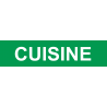 Local CUISINE vert (15x3.5cm) - Sticker/autocollant