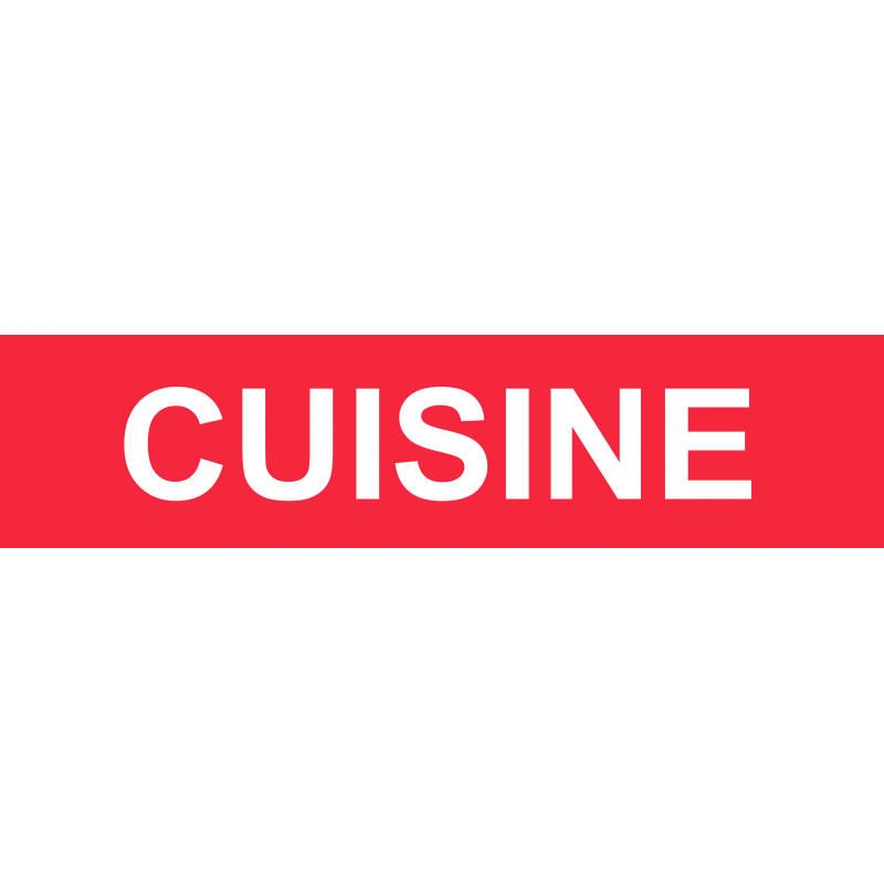 Local CUISINE rouge (15x3.5cm) - Sticker/autocollant Local CUISINE rouge (15x3.5cm) - Sticker/autocollant