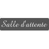 Salle d'attente 2 (28x7cm) - Sticker/autocollant