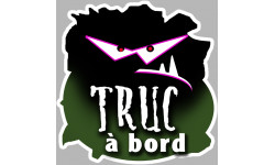 Truc a bord (10x10cm) - Sticker/autocollant