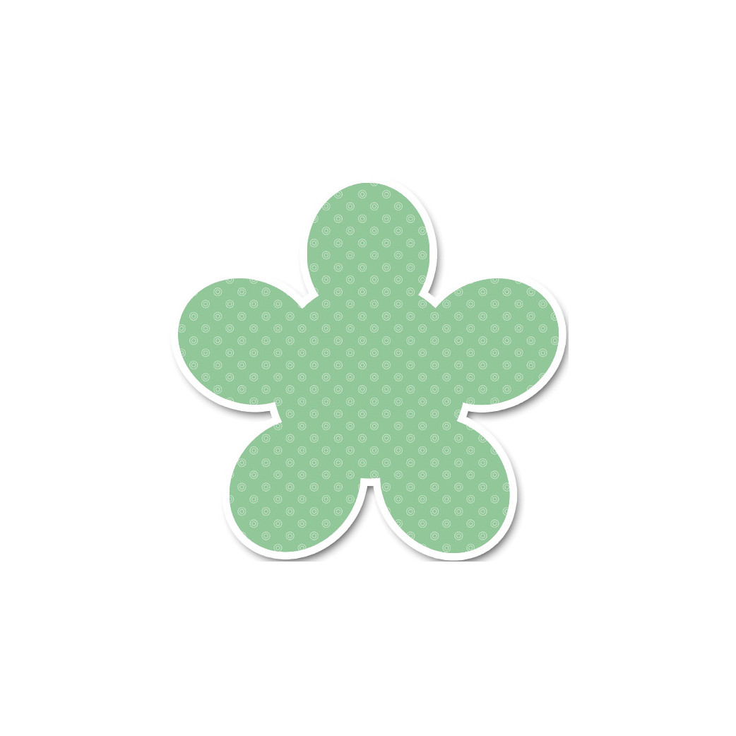 repère vert (10x9.5cm) - Sticker/autocollant