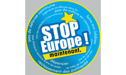 Europe STOP (15x15cm) - Sticker/autocollant