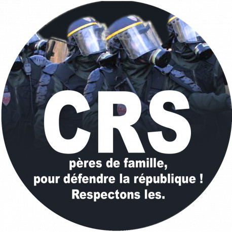 CRS (5x5cm) - Sticker/autocollant