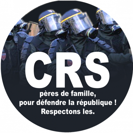 CRS (5x5cm) - Sticker/autocollant