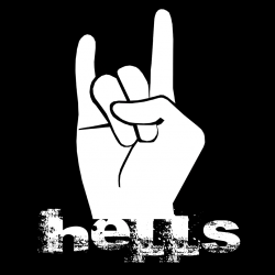 Symbole Hells (20x20cm) - Sticker/autocollant