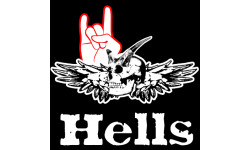 Hells reconnaissance (5x5cm) - Sticker/autocollant