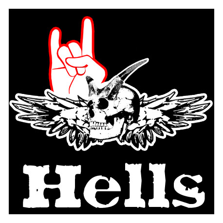 Hells reconnaissance (5x5cm) - Sticker/autocollant