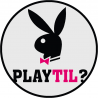 Playtil (5x5cm) - Sticker/autocollant