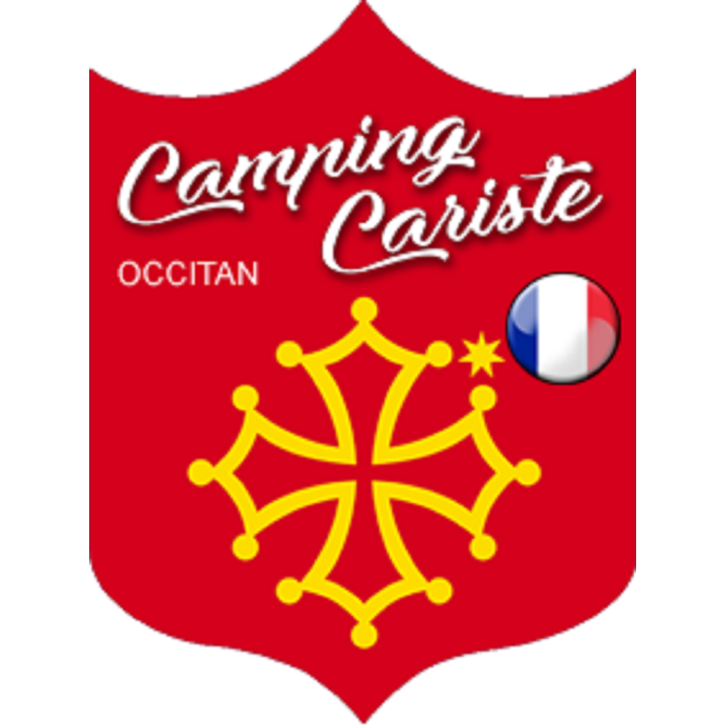 Camping cariste Occitan - 15x11,2cm - Sticker/autocollant