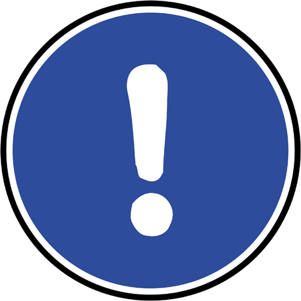 Obligation générale (20cm) - Sticker/autocollant