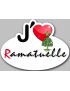 j'aime Ramatuelle (15x11cm) - Sticker/autocollant