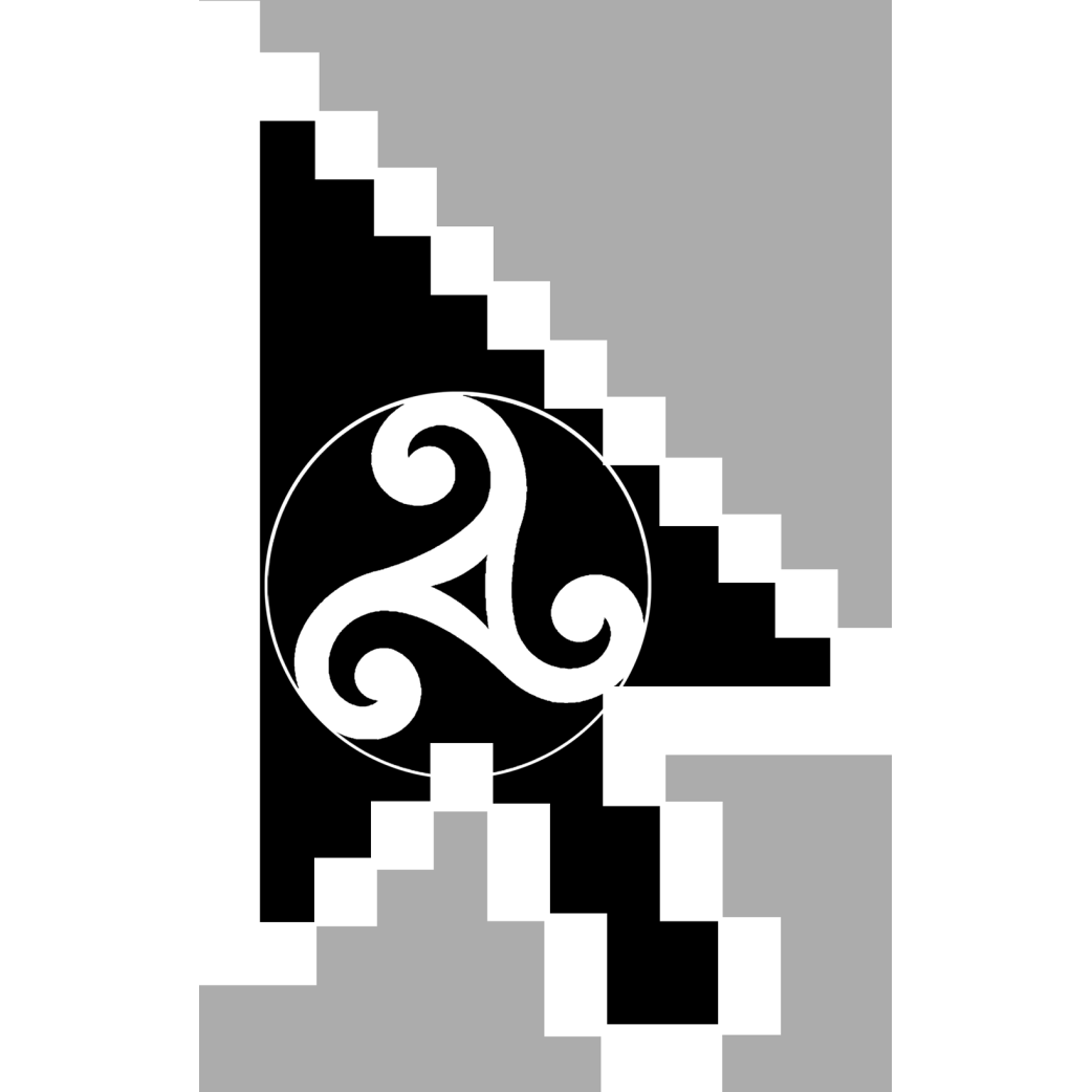 Curseur flèche celte (10x6.3cm) - Sticker/autocollant