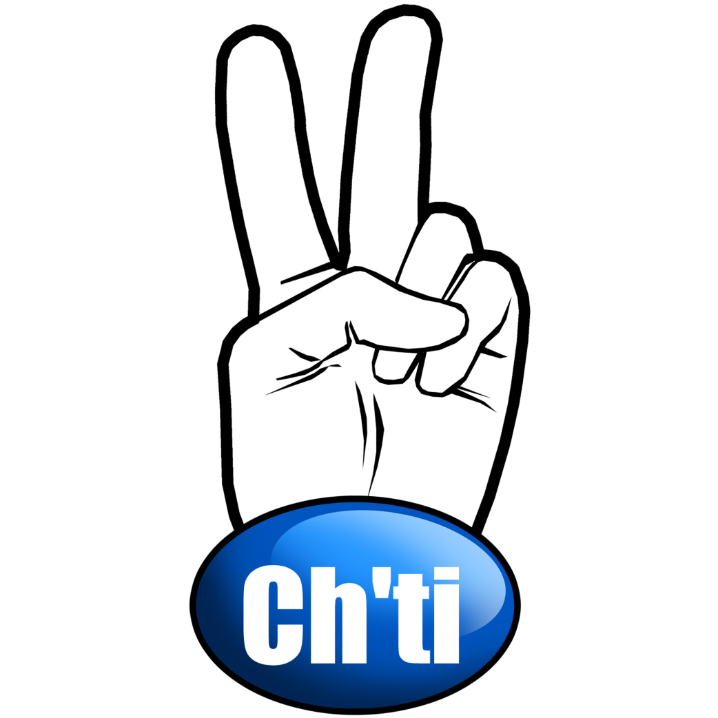 Salut de motard Ch'ti (15x7,2 cm) - Sticker/autocollant