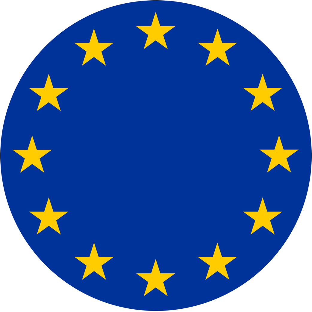 UE - Union Européenne (20x20cm) - Sticker/autocollant