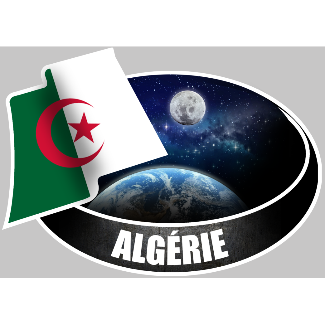 Algérie (10x14cm) - Sticker/autocollant