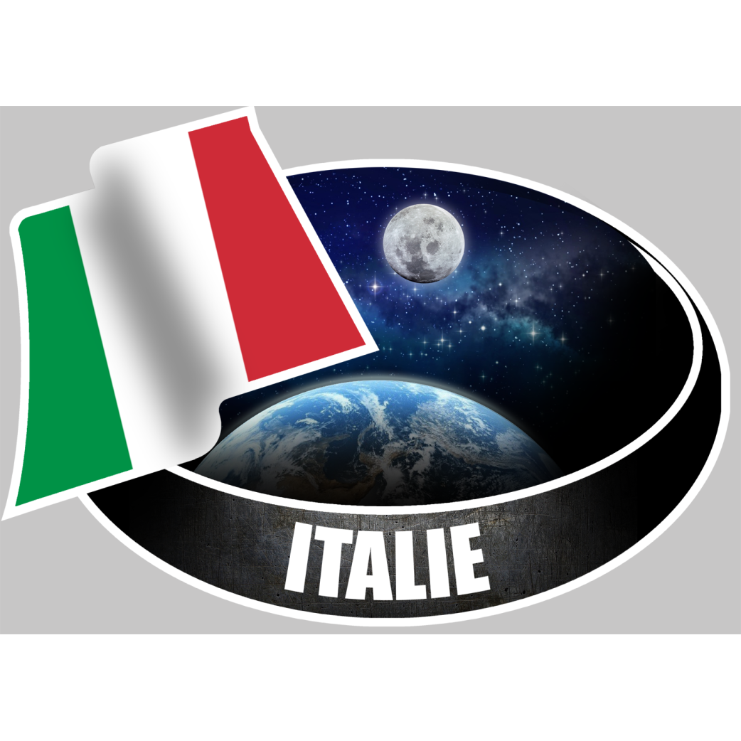 ITALIE (10x14cm) - Sticker/autocollant
