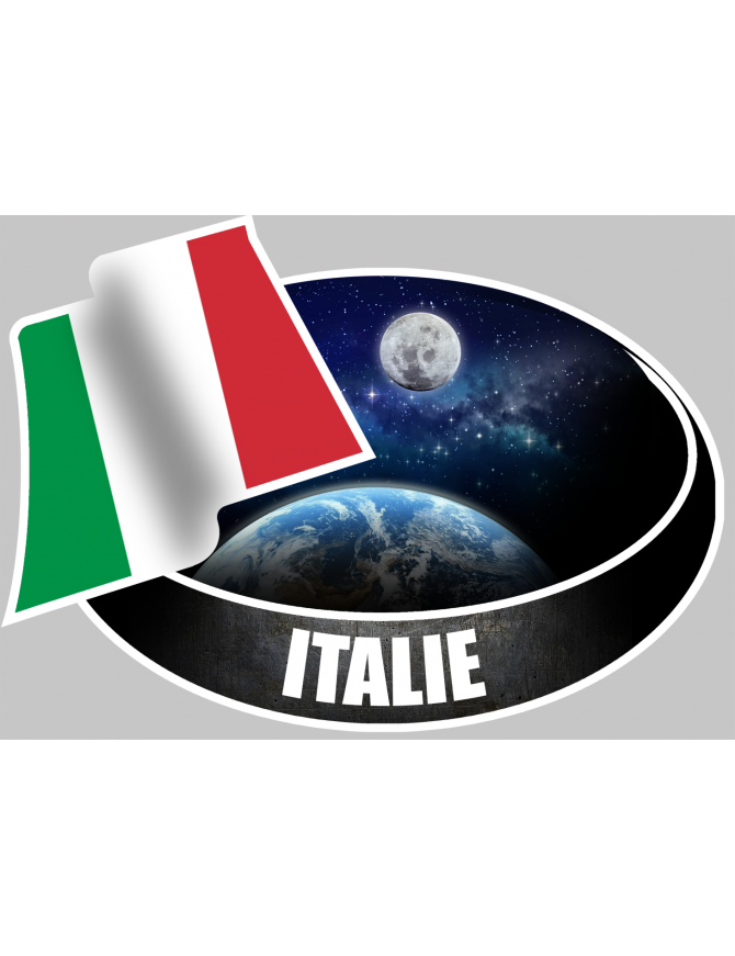 ITALIE (10x14cm) - Sticker/autocollant